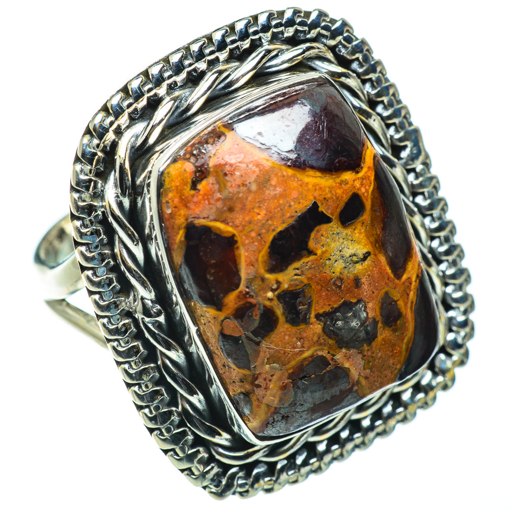 Chert Breccia Rings handcrafted by Anasilvercos - RING49829 - Photo 2