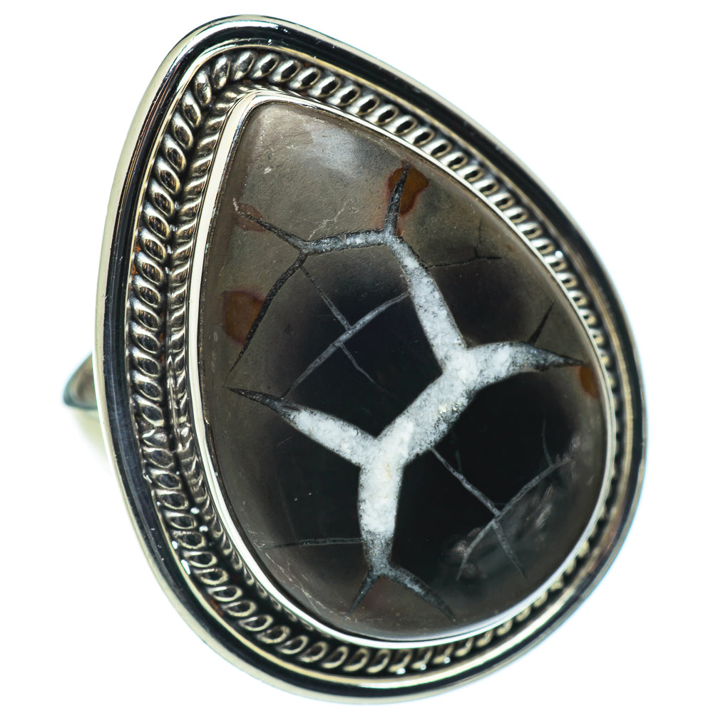 Septarian Geode Rings handcrafted by Anasilvercos - RING49874
