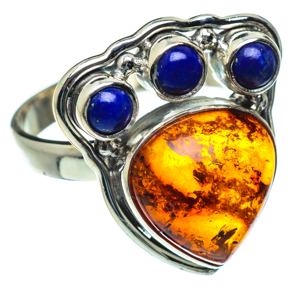 Baltic Amber Rings handcrafted by Anasilvercos - RING49896