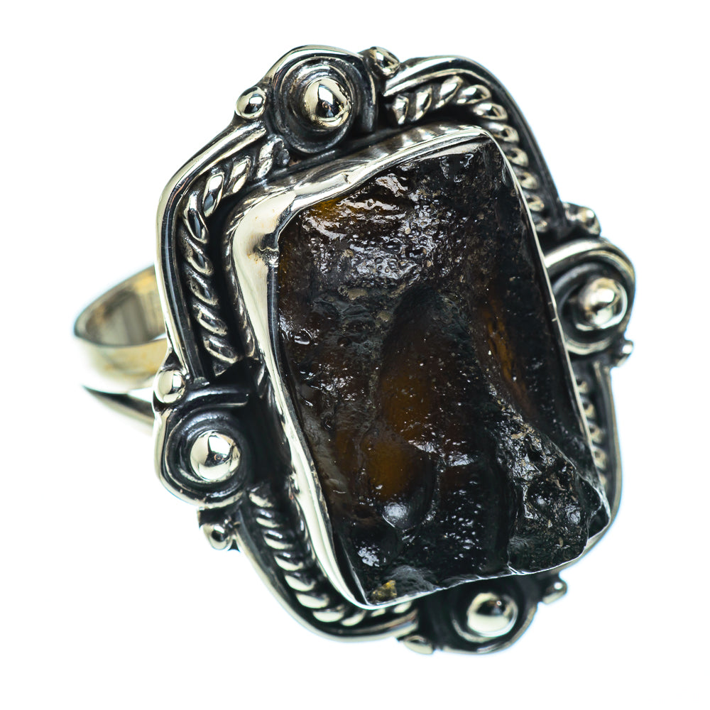 Tektite Rings handcrafted by Anasilvercos - RING49911