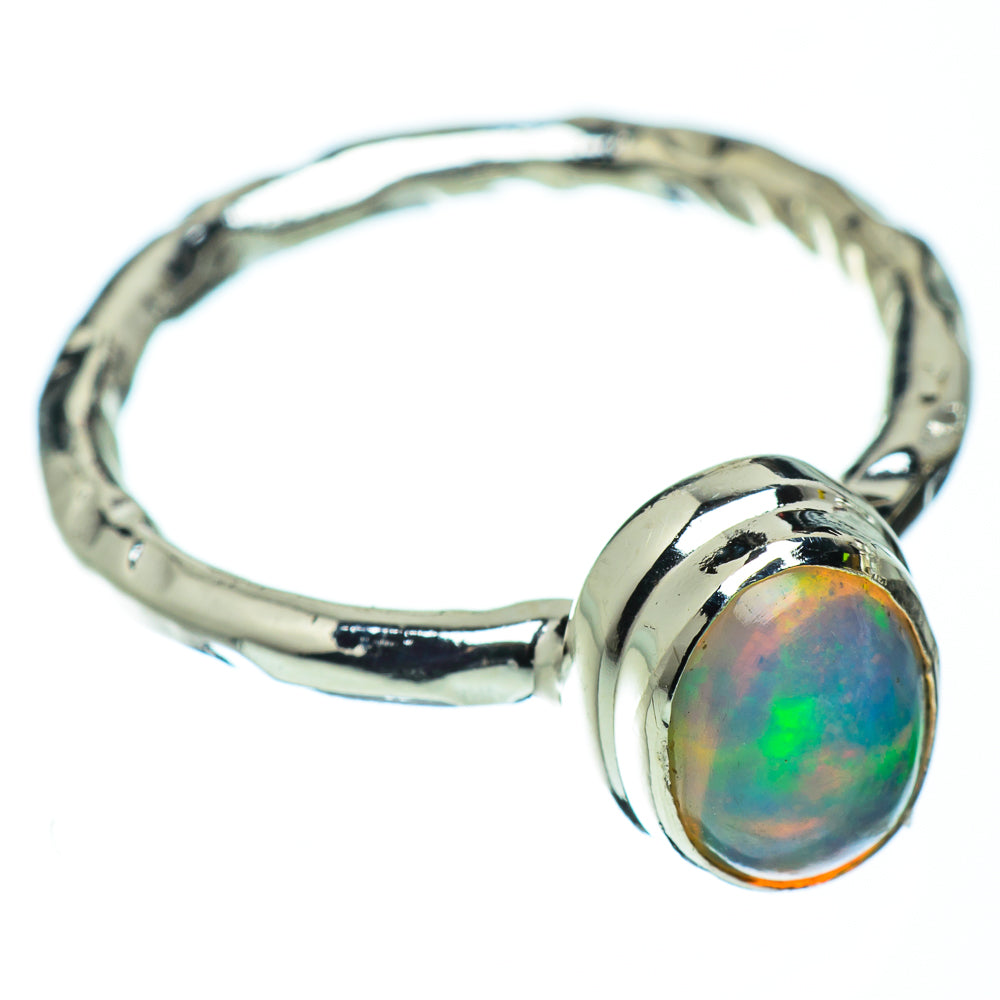 Ethiopian Opal Rings handcrafted by Anasilvercos - RING49917