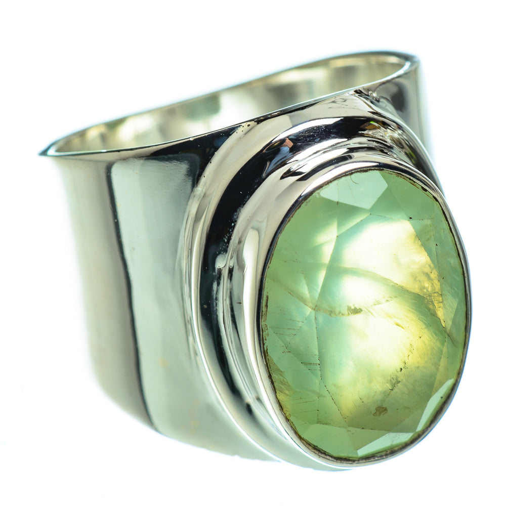 Prehnite Rings handcrafted by Anasilvercos - RING49927