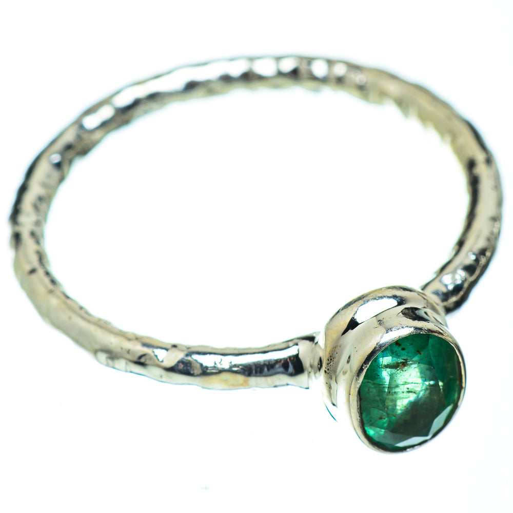 Zambian Emerald Rings handcrafted by Anasilvercos - RING49994