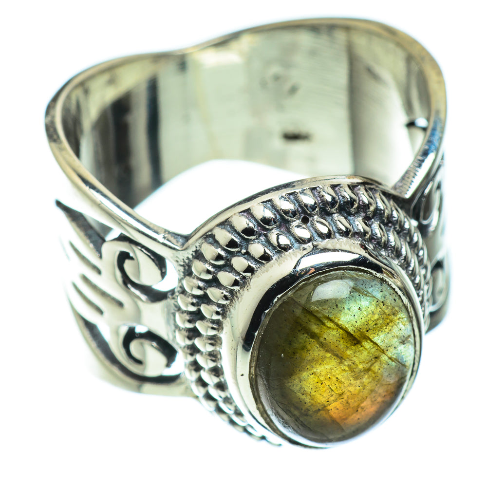 Labradorite Rings handcrafted by Anasilvercos - RING49995