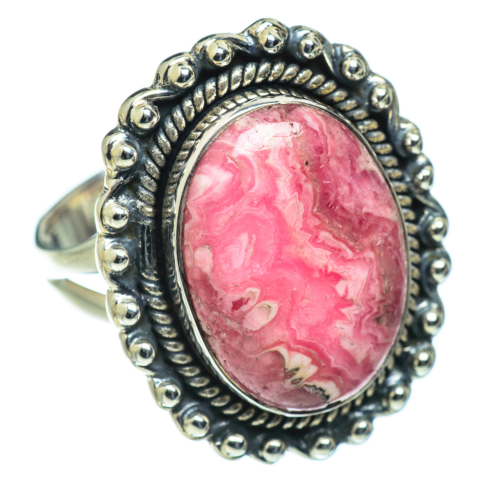 Rhodochrosite Rings handcrafted by Anasilvercos - RING50003