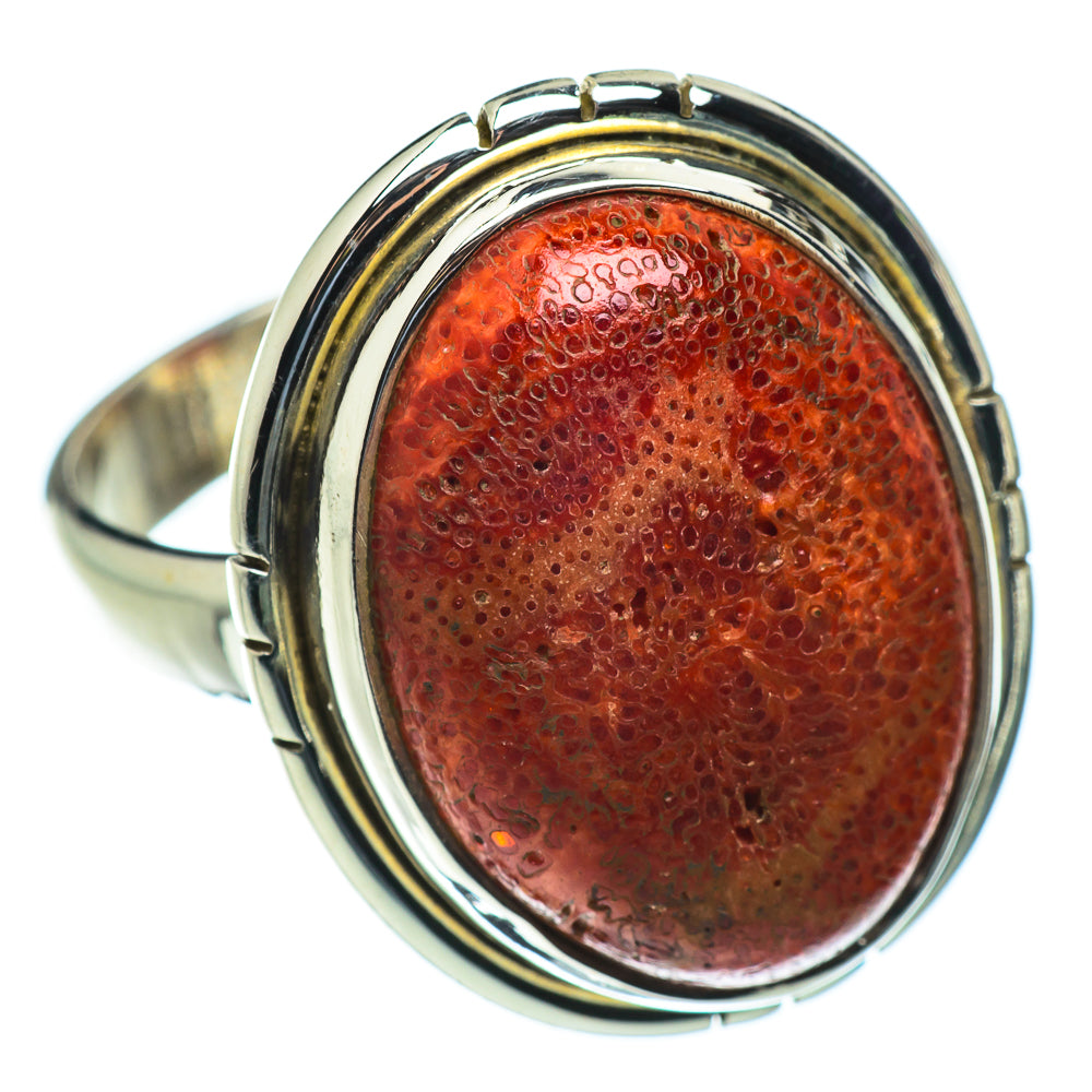 Sponge Coral Rings handcrafted by Anasilvercos - RING50028