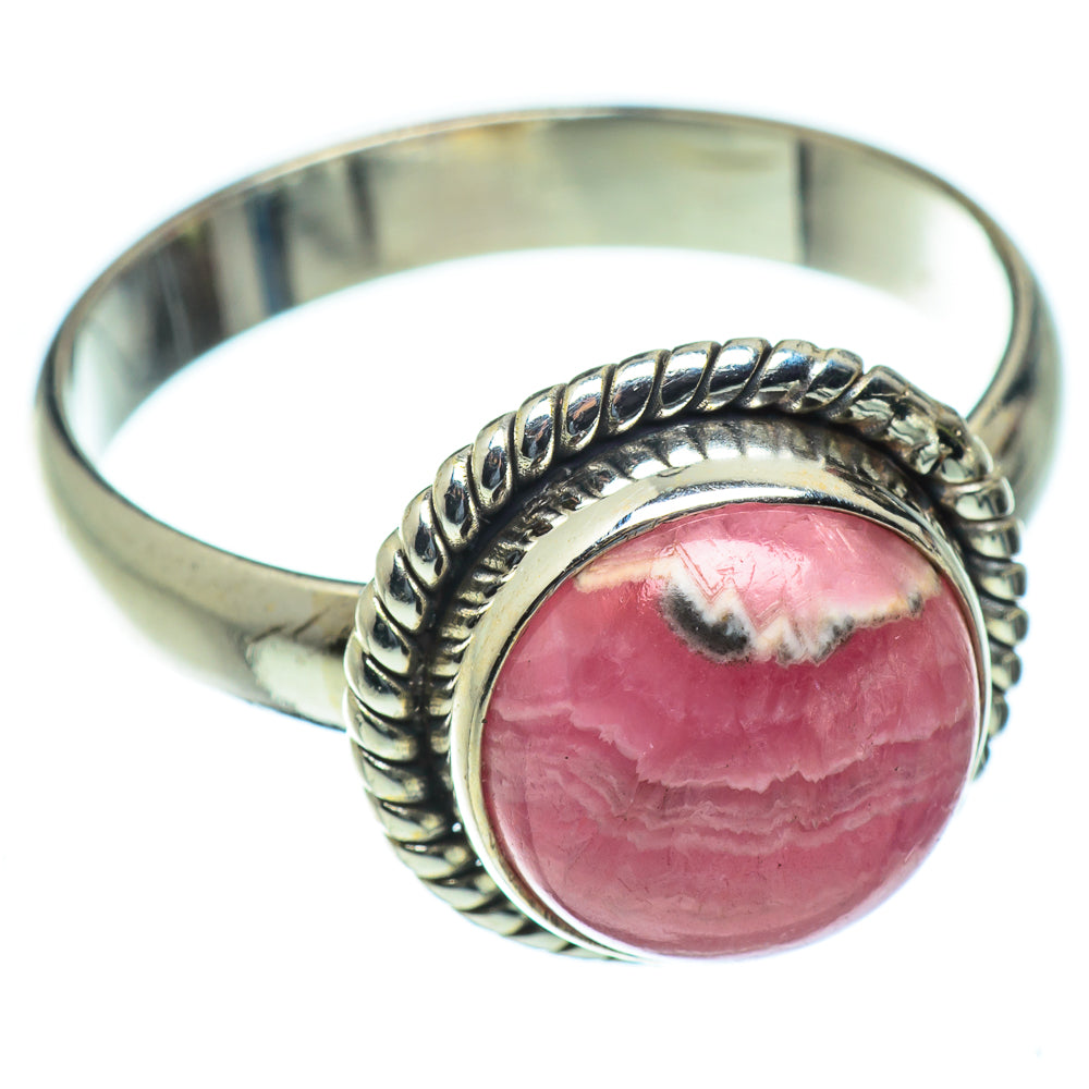 Rhodochrosite Rings handcrafted by Anasilvercos - RING50033
