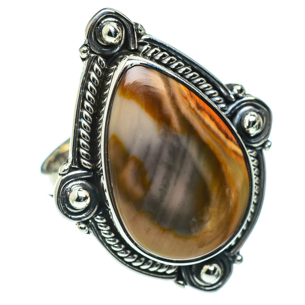 Imperial Jasper Rings handcrafted by Anasilvercos - RING50056