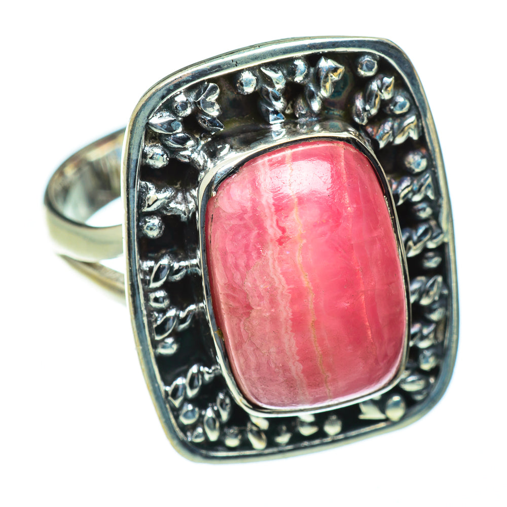 Rhodochrosite Rings handcrafted by Anasilvercos - RING50060