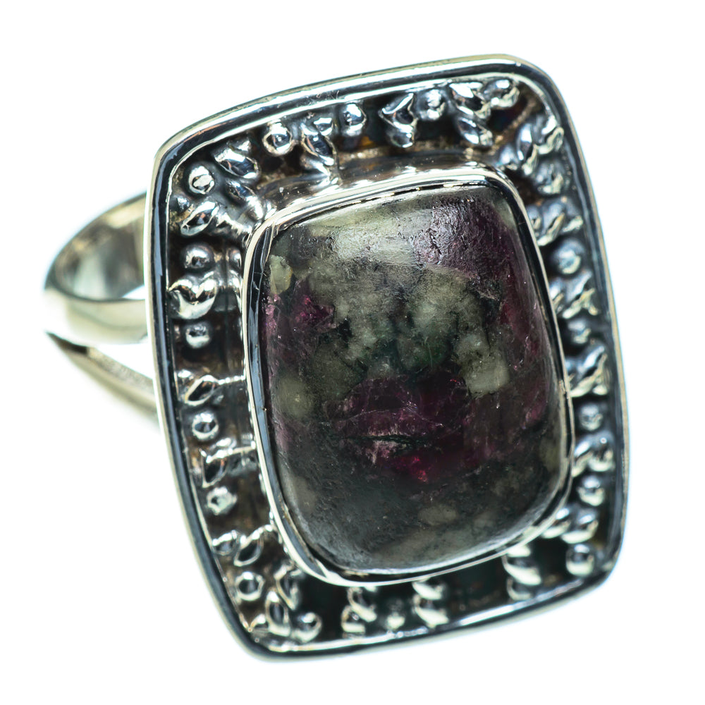 Russian Eudialyte Rings handcrafted by Anasilvercos - RING50065