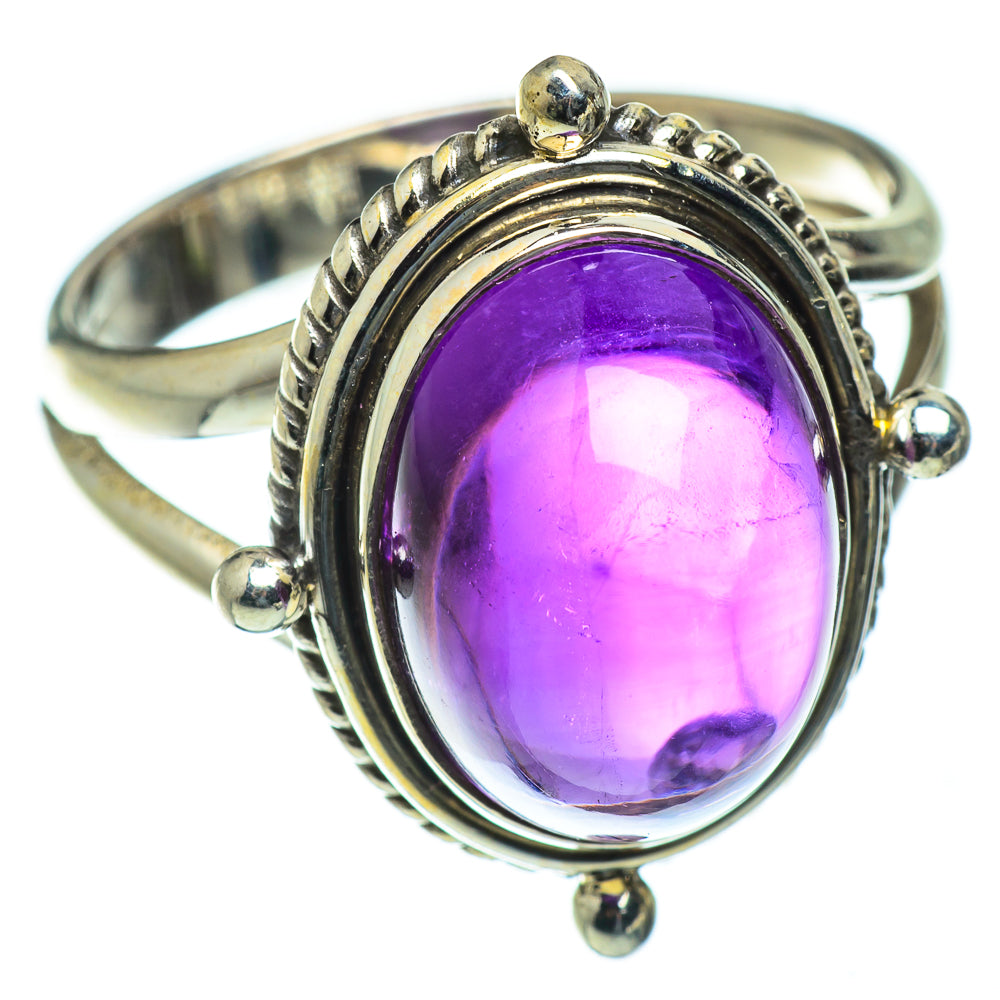 Amethyst Rings handcrafted by Anasilvercos - RING50070
