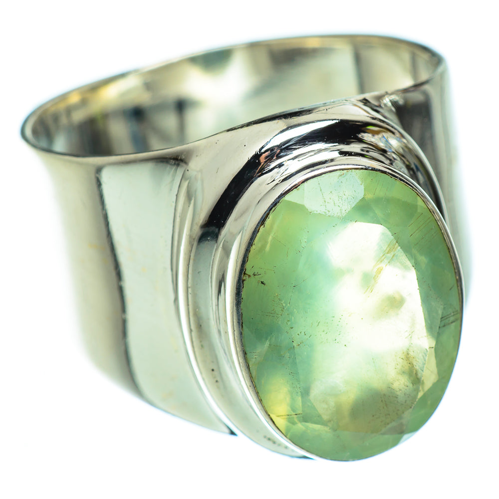 Prehnite Rings handcrafted by Anasilvercos - RING50083