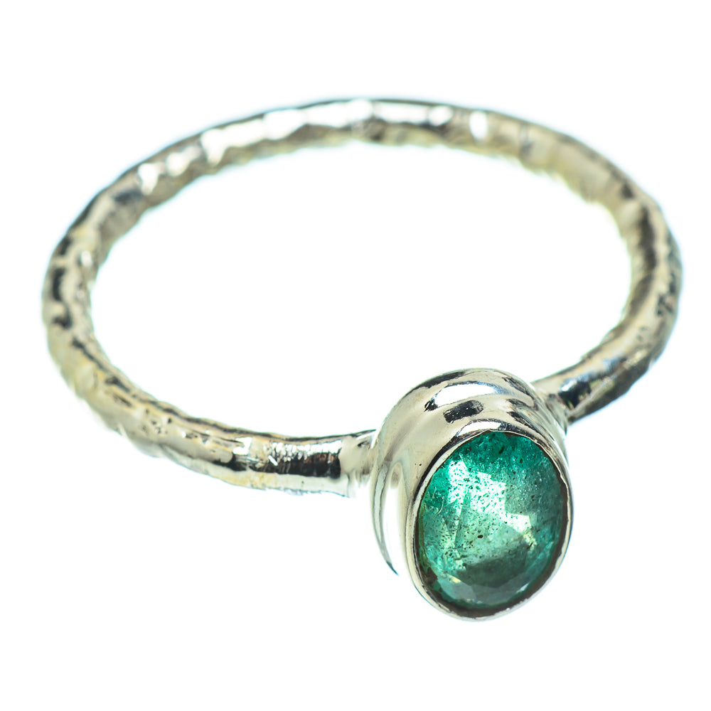 Zambian Emerald Rings handcrafted by Anasilvercos - RING50110