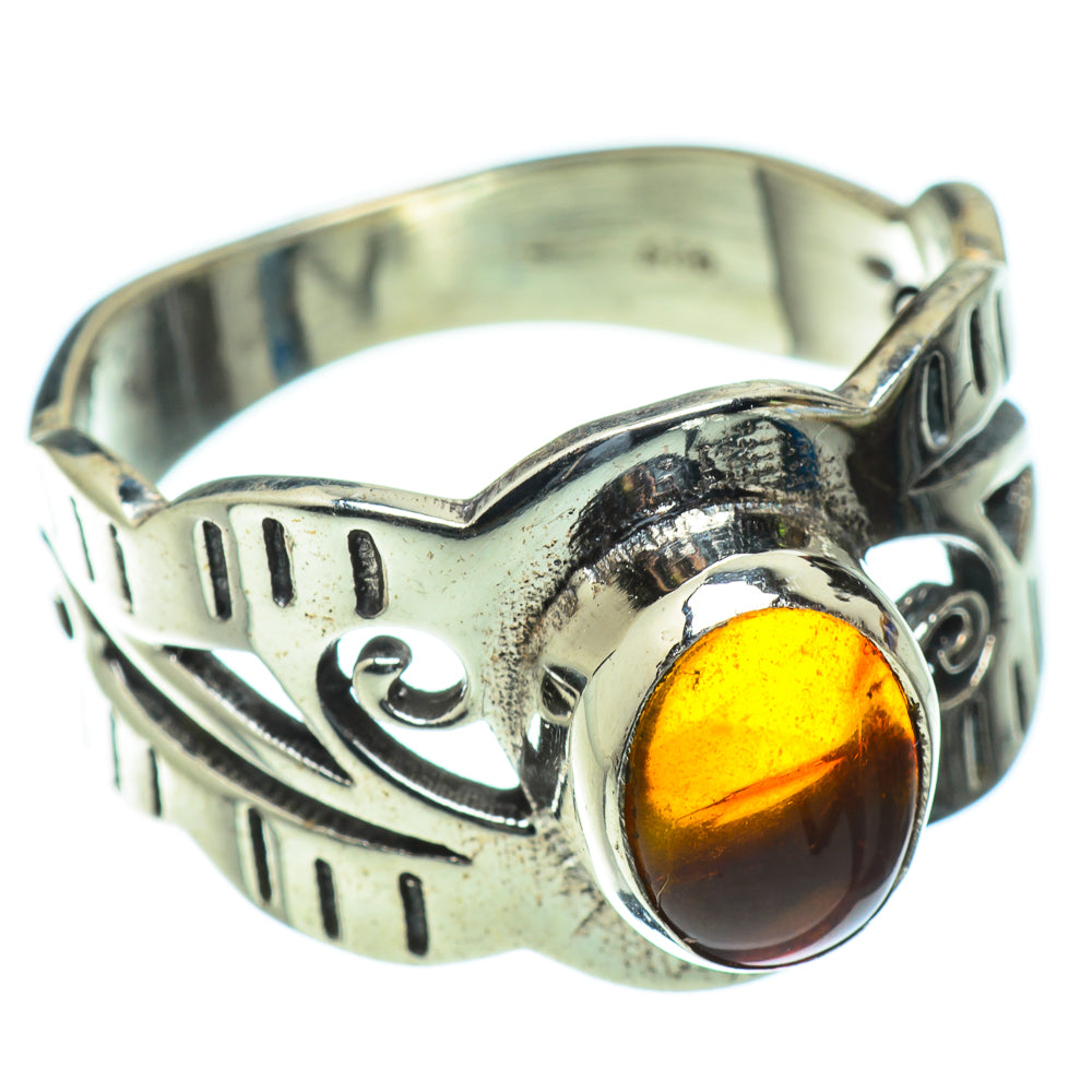 Baltic Amber Rings handcrafted by Anasilvercos - RING50116