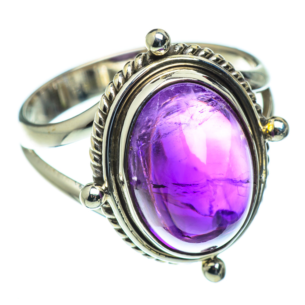 Amethyst Rings handcrafted by Anasilvercos - RING50124
