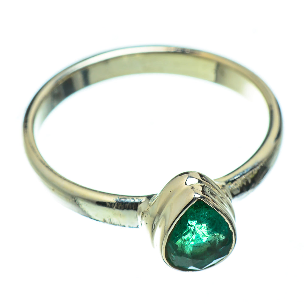 Zambian Emerald Rings handcrafted by Anasilvercos - RING50156