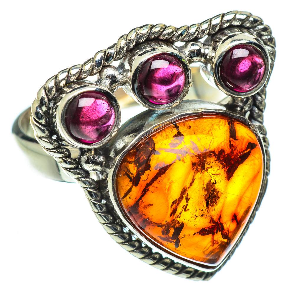 Baltic Amber Rings handcrafted by Anasilvercos - RING50185