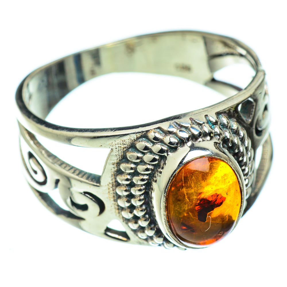 Baltic Amber Rings handcrafted by Anasilvercos - RING50186