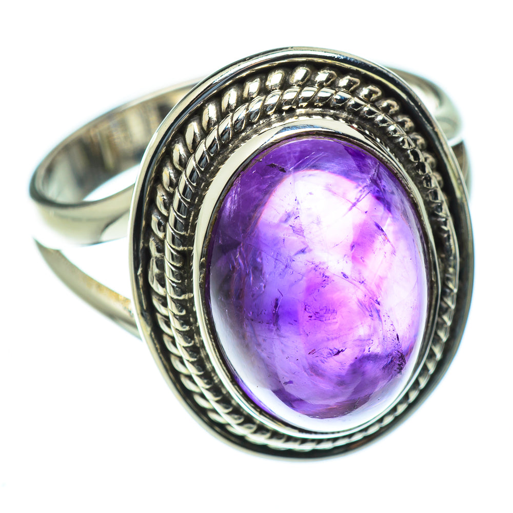 Amethyst Rings handcrafted by Anasilvercos - RING50195