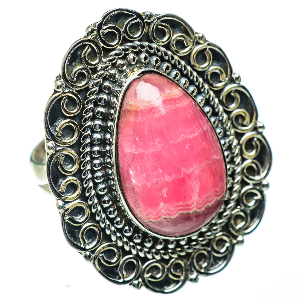 Rhodochrosite Rings handcrafted by Anasilvercos - RING50237