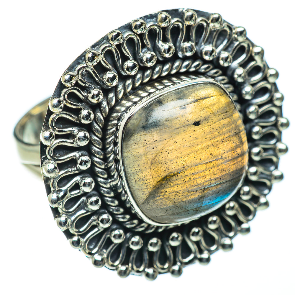 Labradorite Rings handcrafted by Anasilvercos - RING50254