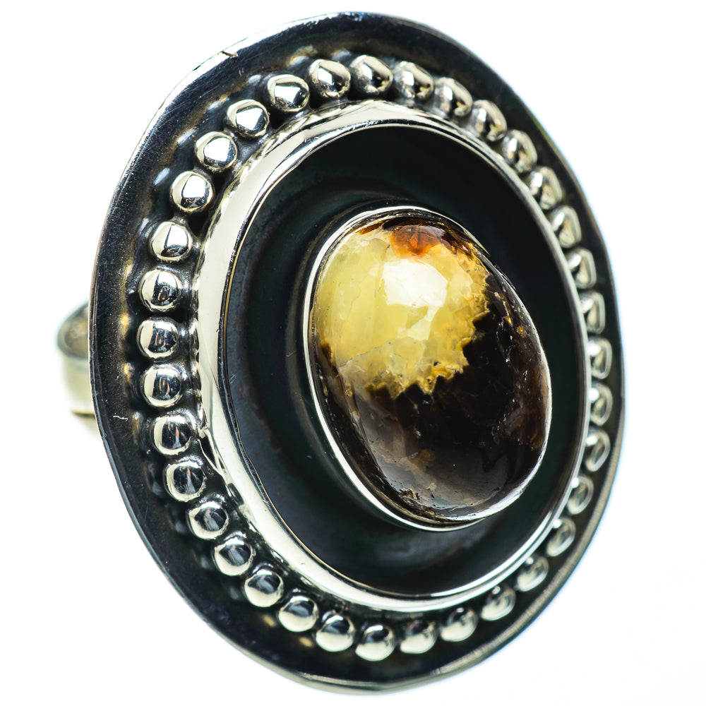 Peanut Wood Jasper Rings handcrafted by Anasilvercos - RING50272 - Photo 2