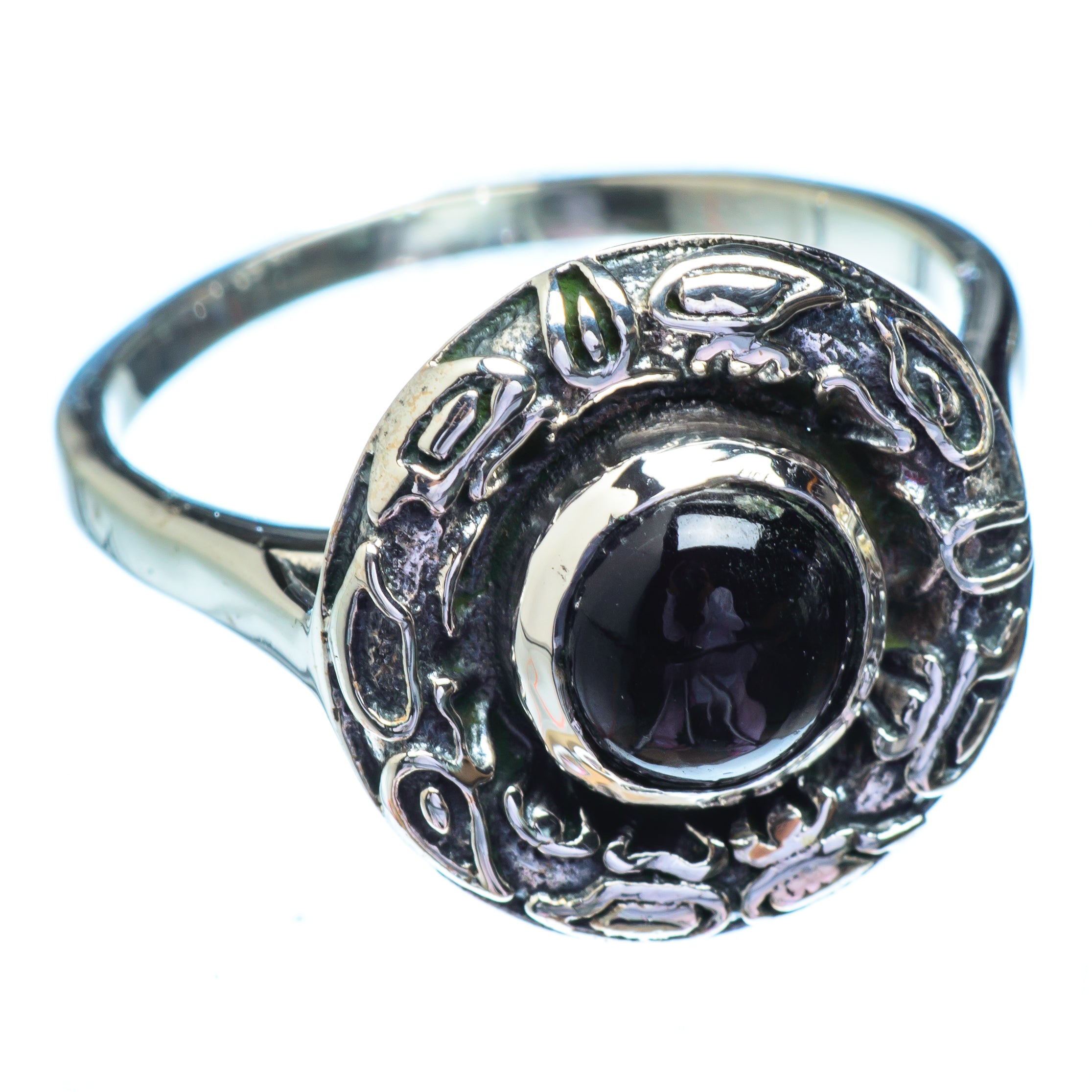 Black Onyx Rings handcrafted by Anasilvercos - RING5028