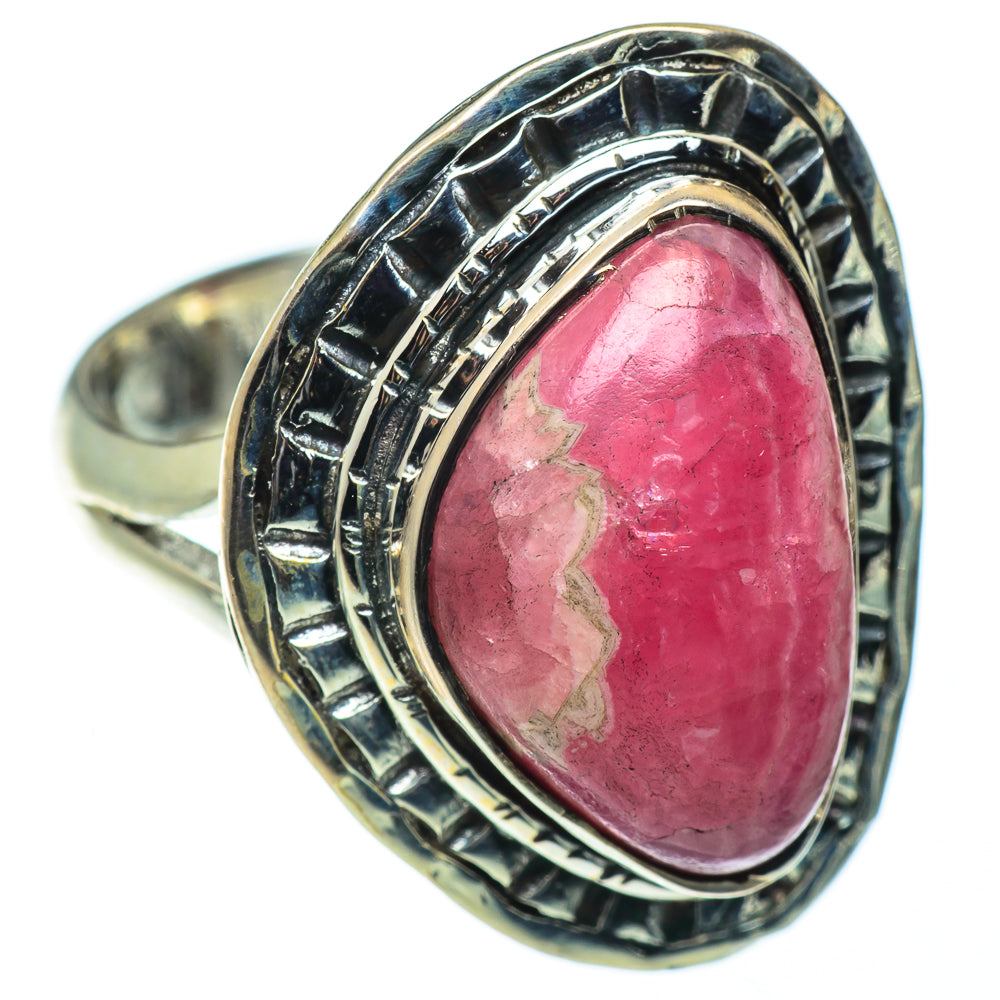 Rhodochrosite Rings handcrafted by Anasilvercos - RING50301