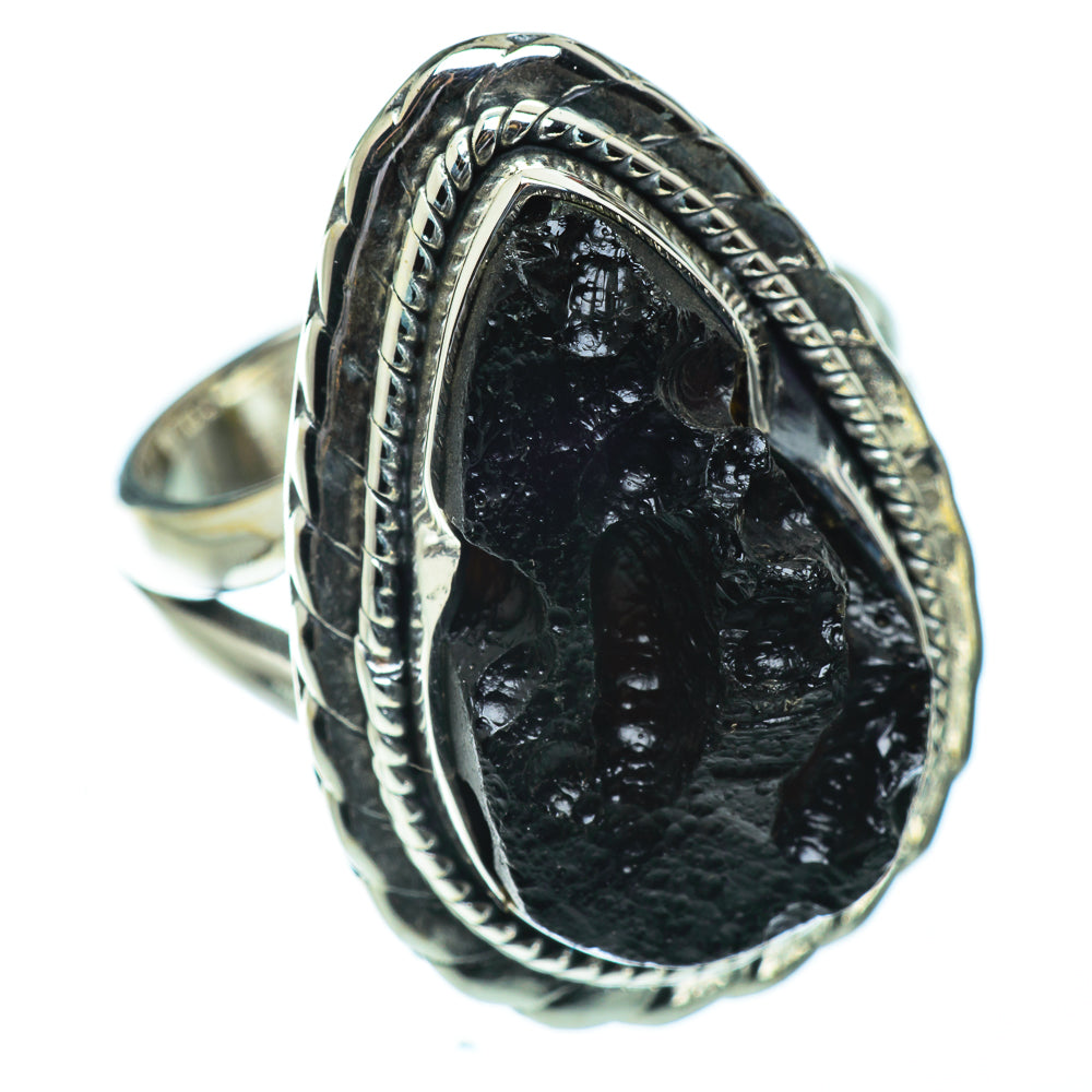 Tektite Rings handcrafted by Anasilvercos - RING50307