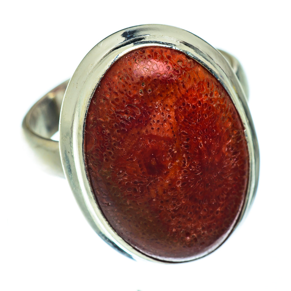 Sponge Coral Rings handcrafted by Anasilvercos - RING50329