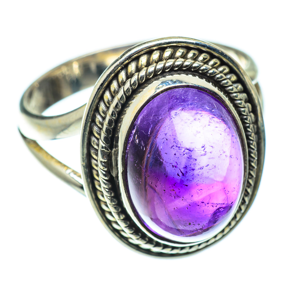 Amethyst Rings handcrafted by Anasilvercos - RING50335