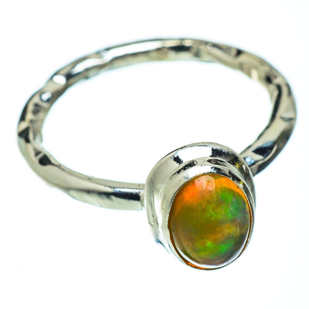 Ethiopian Opal Rings handcrafted by Anasilvercos - RING50343