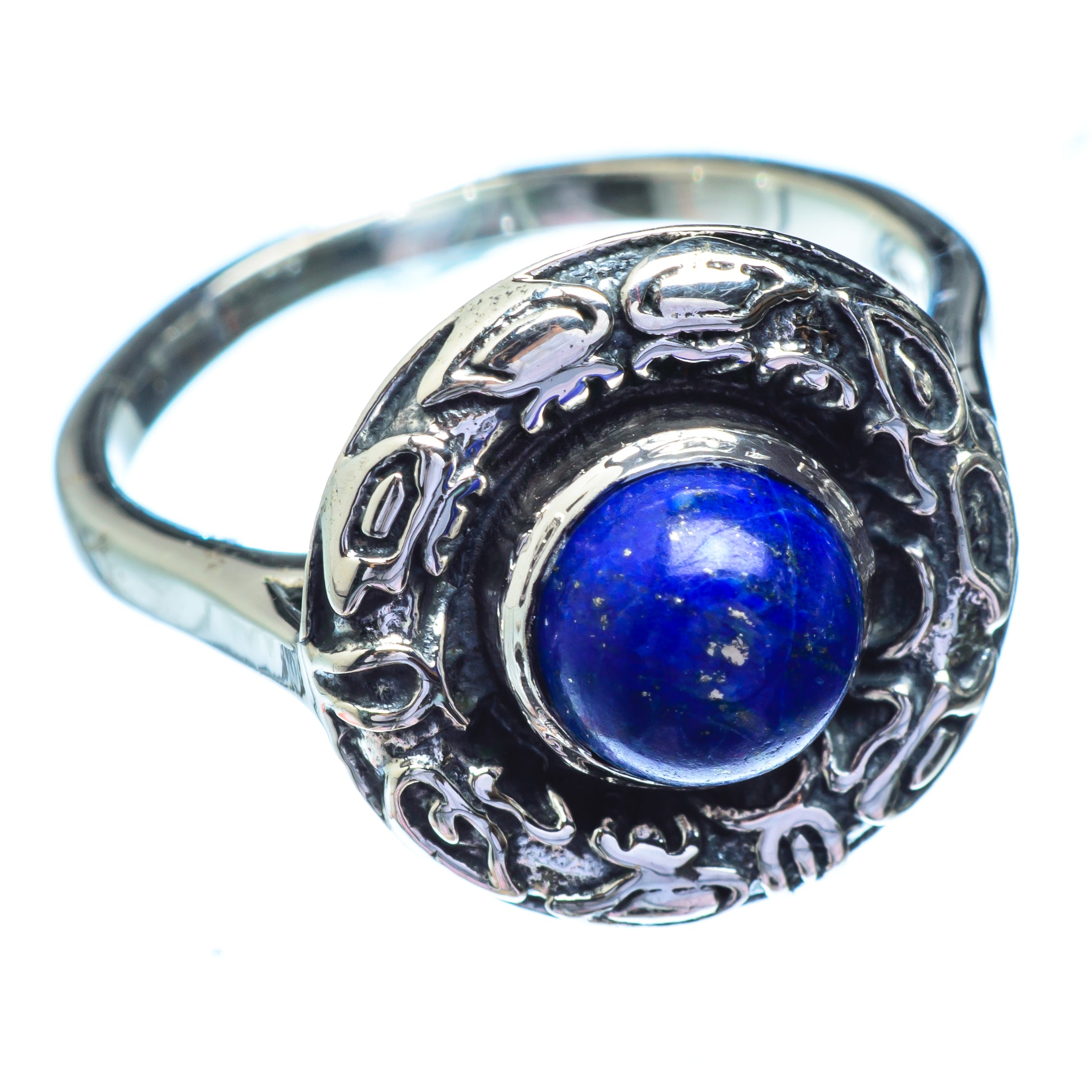 Lapis Lazuli Rings handcrafted by Anasilvercos - RING5038