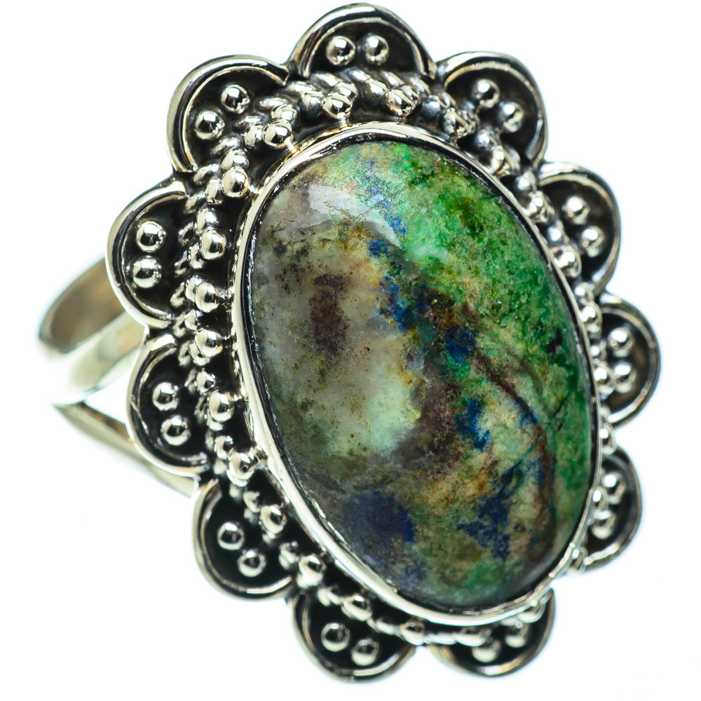 Azurite Rings handcrafted by Anasilvercos - RING50433
