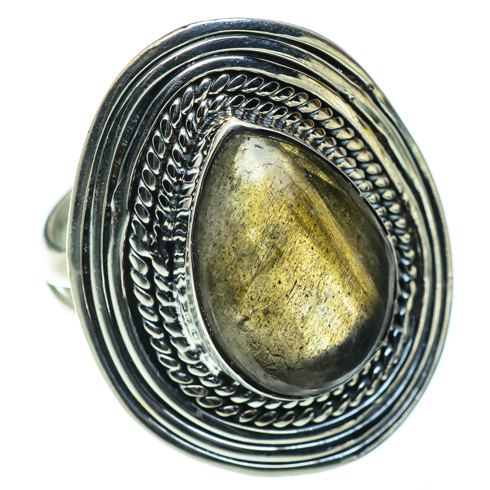 Labradorite Rings handcrafted by Anasilvercos - RING50439