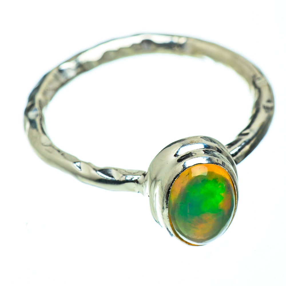Ethiopian Opal Rings handcrafted by Anasilvercos - RING50464