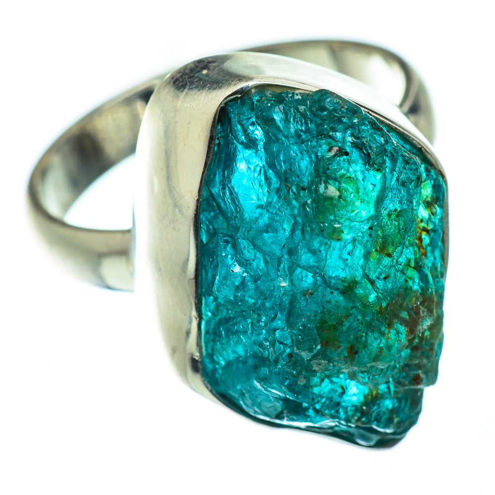 Blue Fluorite Rings handcrafted by Anasilvercos - RING50496
