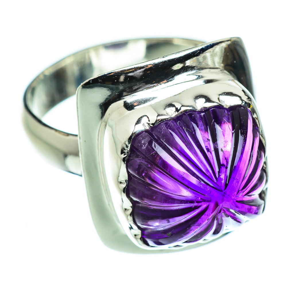 Amethyst Rings handcrafted by Anasilvercos - RING50529