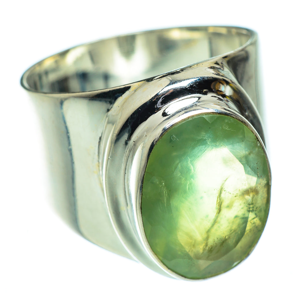 Prehnite Rings handcrafted by Anasilvercos - RING50559
