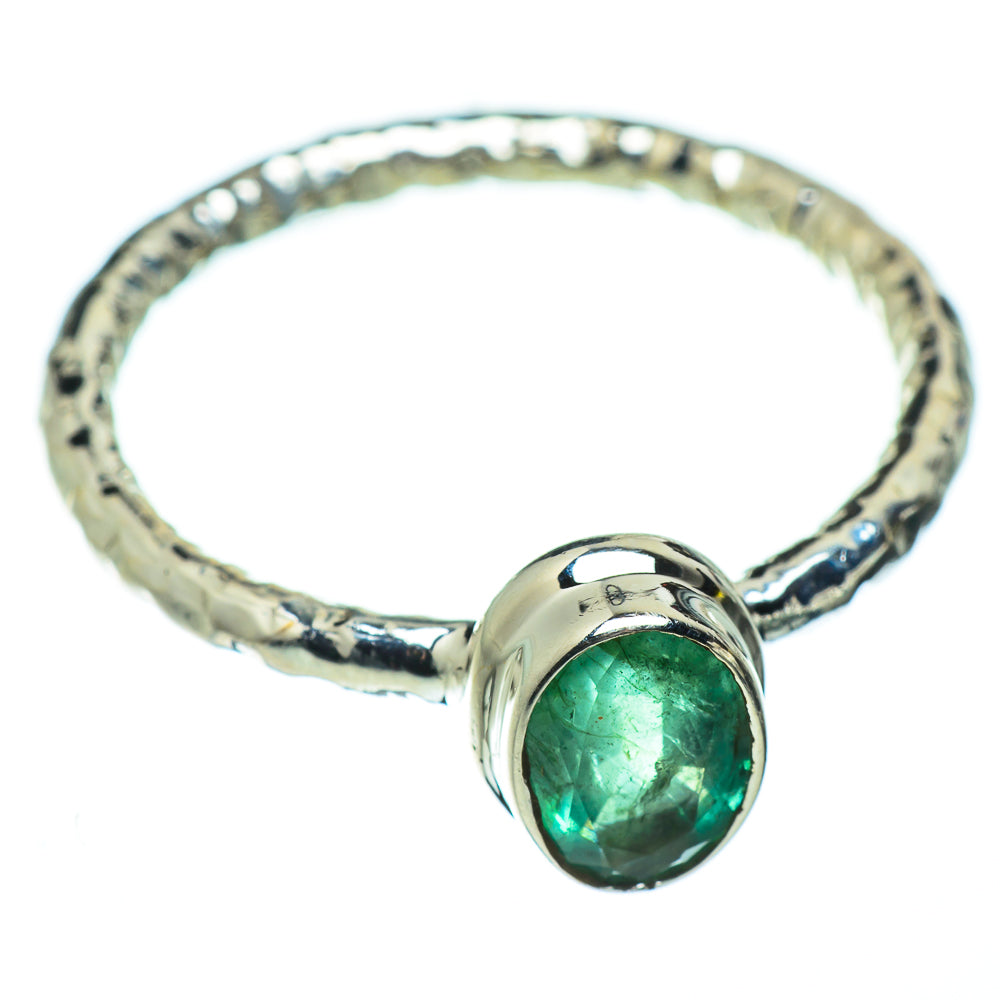 Zambian Emerald Rings handcrafted by Anasilvercos - RING50577