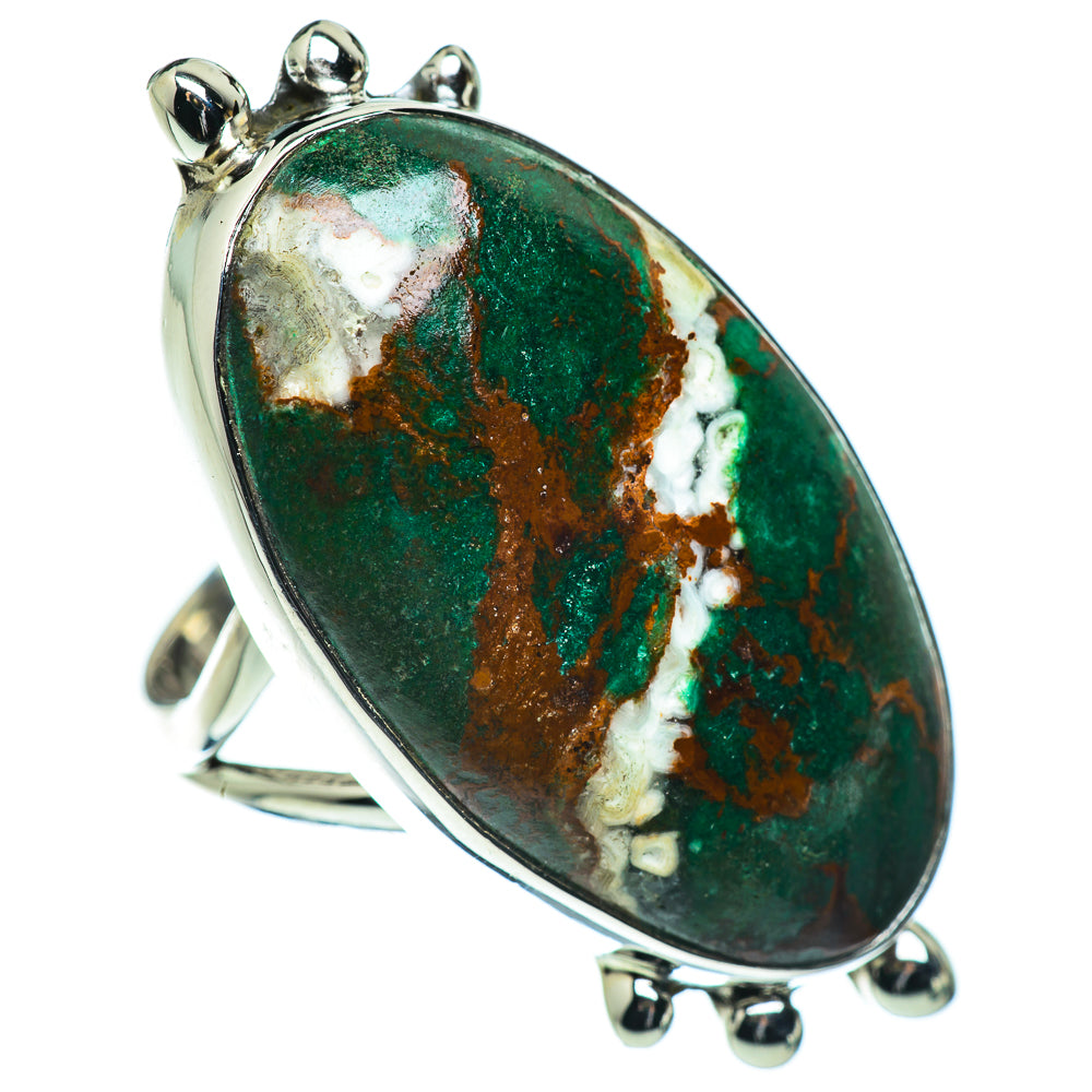 Chrysocolla Rings handcrafted by Anasilvercos - RING50595