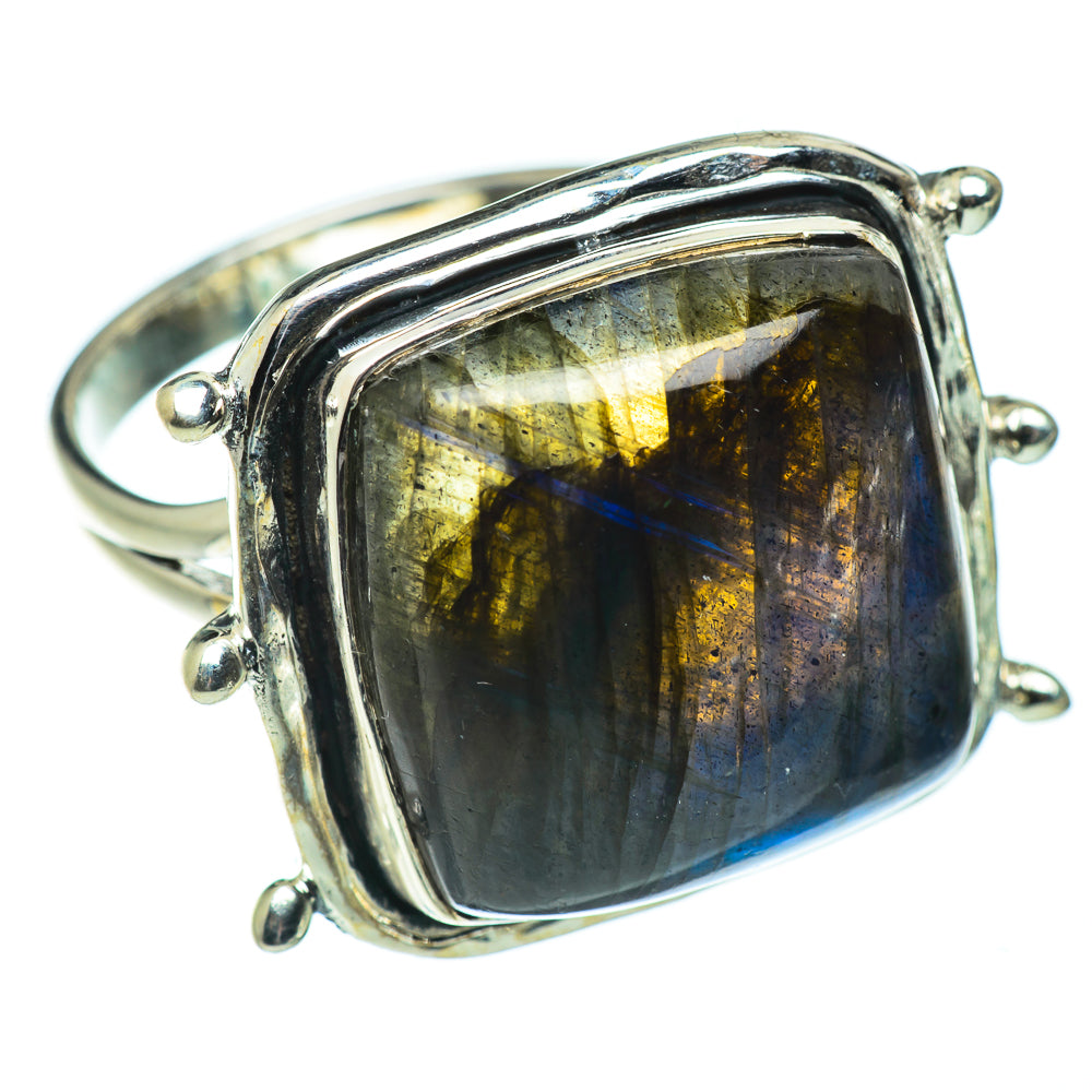 Labradorite Rings handcrafted by Anasilvercos - RING50667