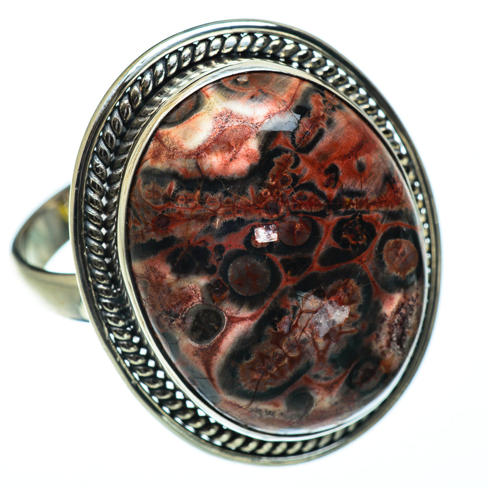 Poppy Jasper Rings handcrafted by Anasilvercos - RING50676