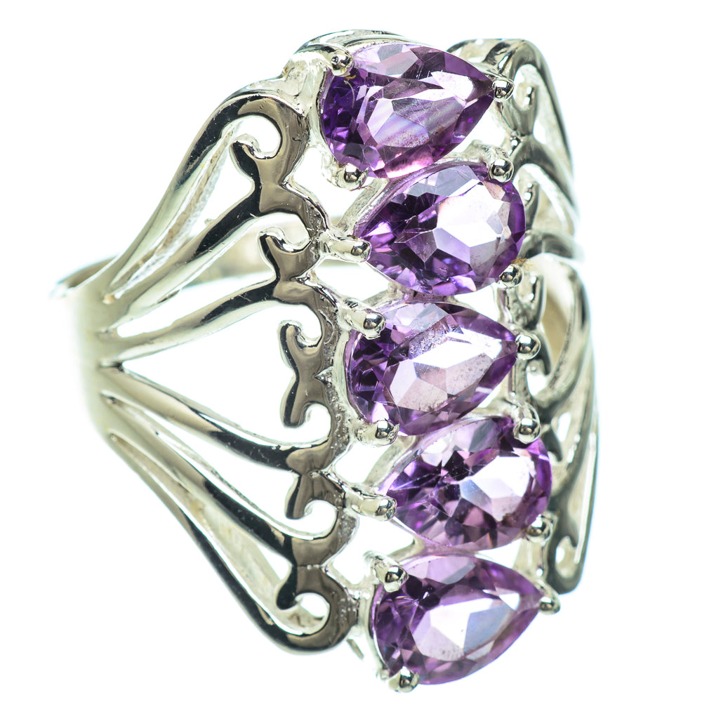 Color Change Alexandrite (Lab.) Rings handcrafted by Anasilvercos - RING50699