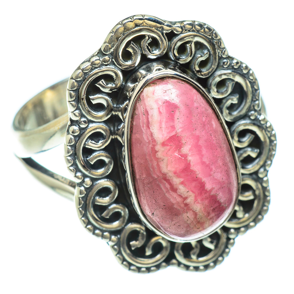 Rhodochrosite Rings handcrafted by Anasilvercos - RING50711
