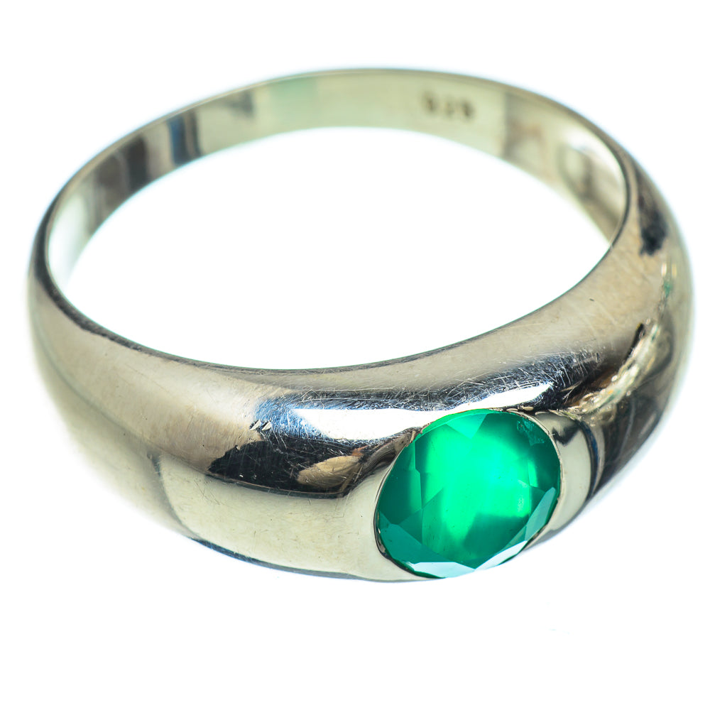 Green Onyx Rings handcrafted by Anasilvercos - RING50735
