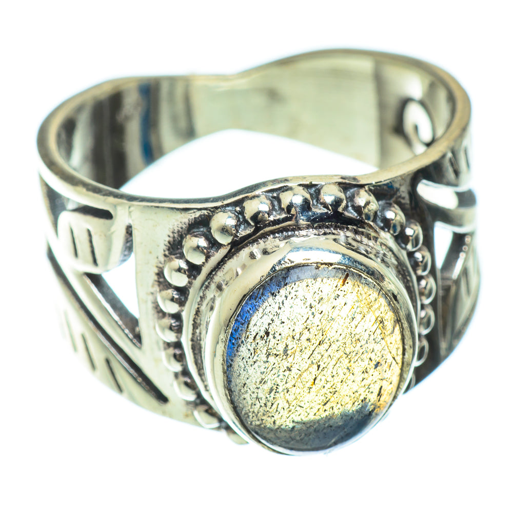 Labradorite Rings handcrafted by Anasilvercos - RING50759