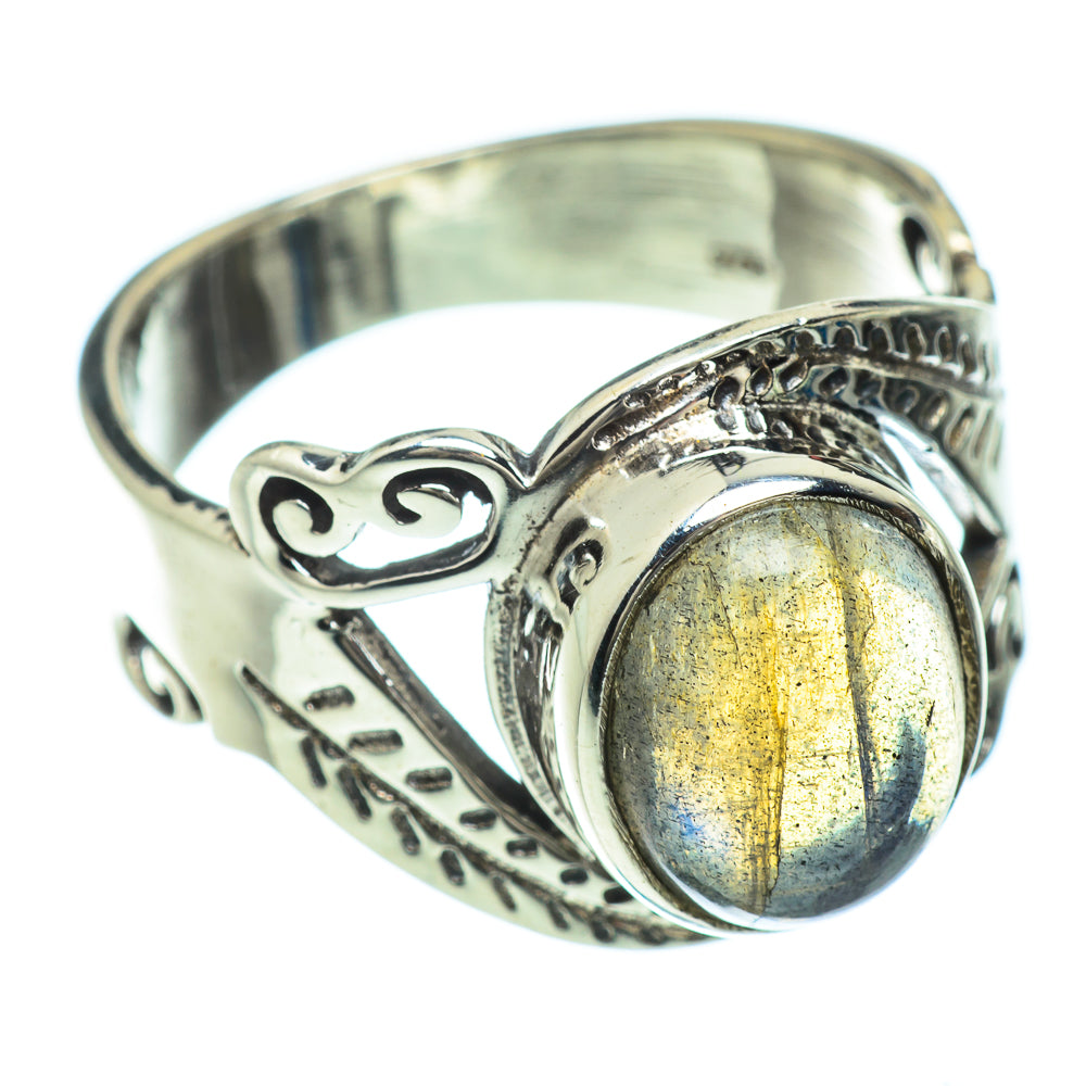 Labradorite Rings handcrafted by Anasilvercos - RING50774