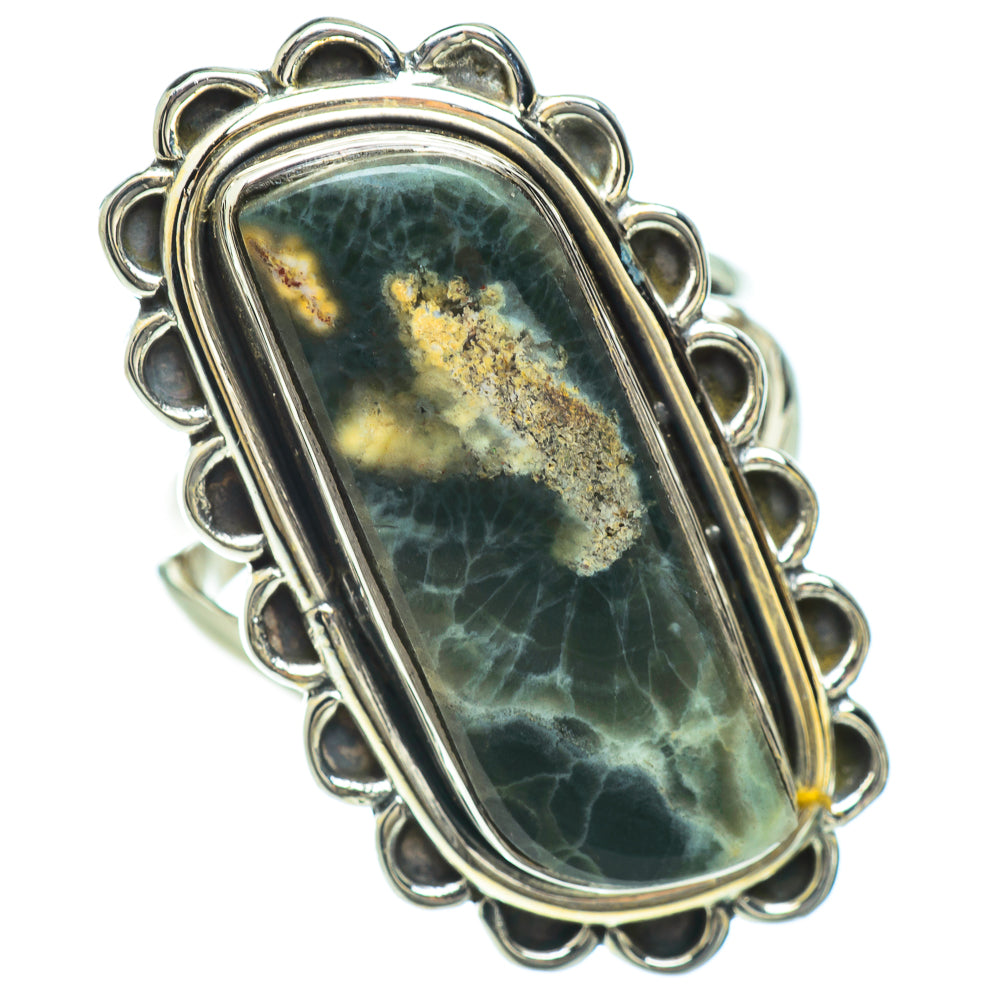 Ocean Jasper Rings handcrafted by Anasilvercos - RING50870