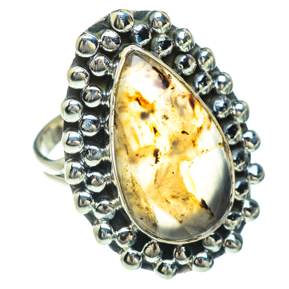 Montana Agate Rings handcrafted by Anasilvercos - RING50904